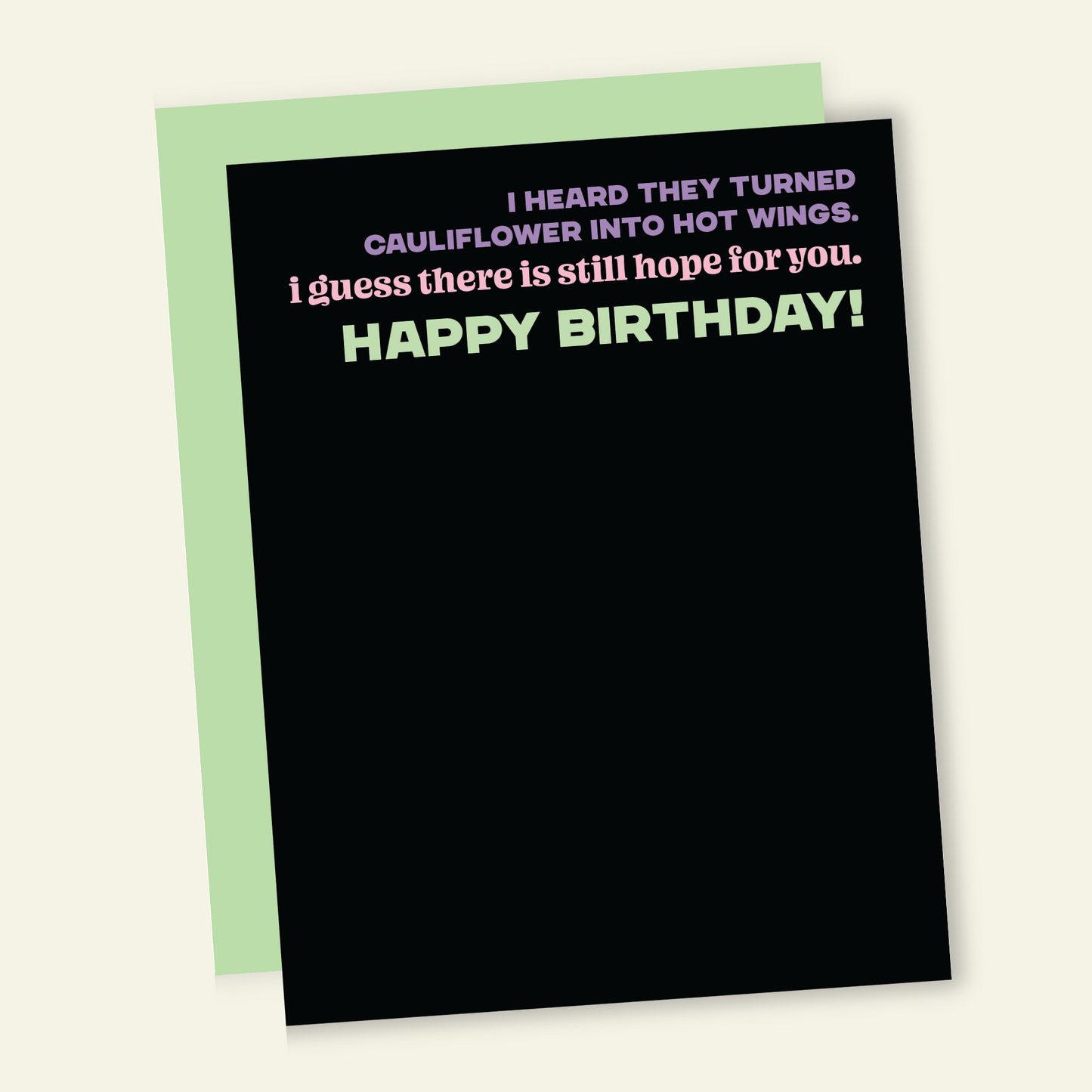 Cauliflower Potential | Funny Birthday Greeting Card