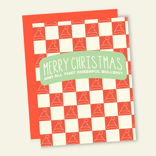 Cheerful Bullshit | Funny Holiday & Christmas Greeting Card