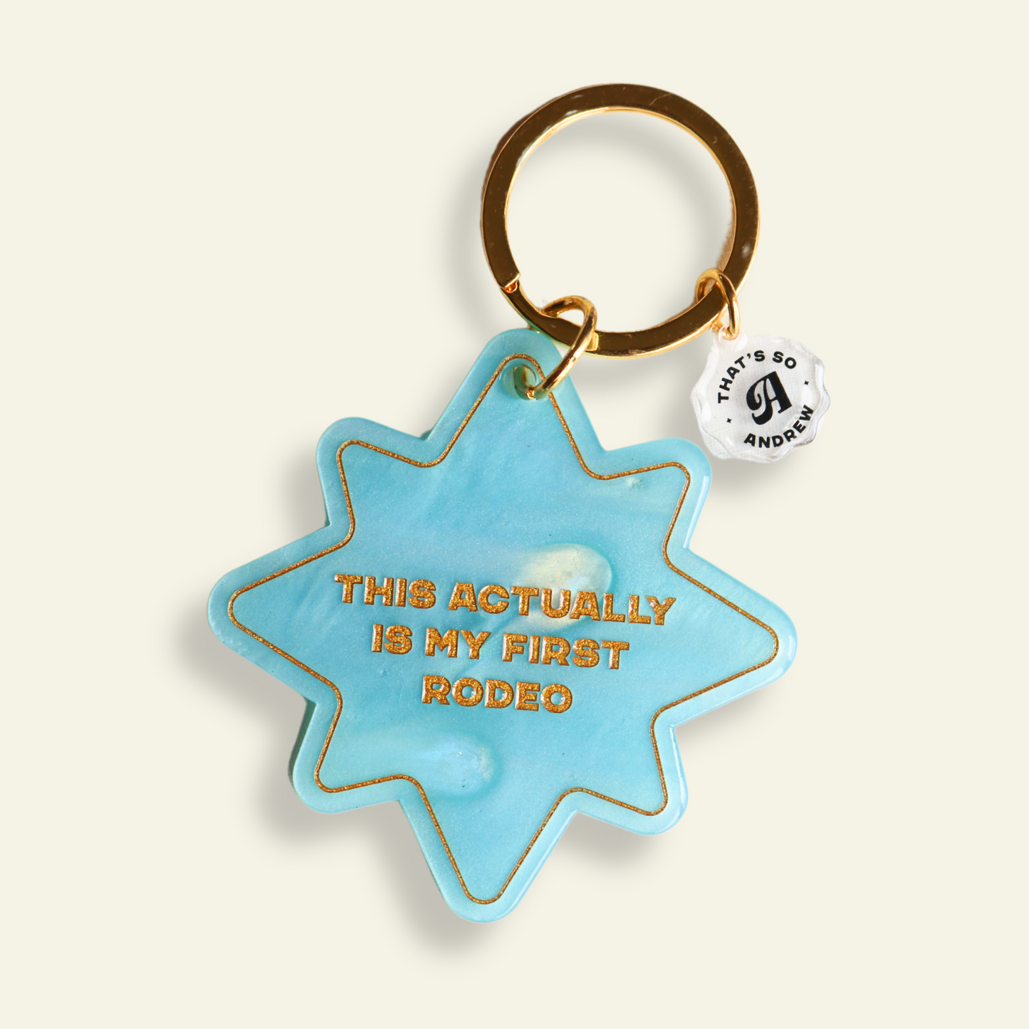 This Actually Is My First Rodeo - Funny Motel Keychain