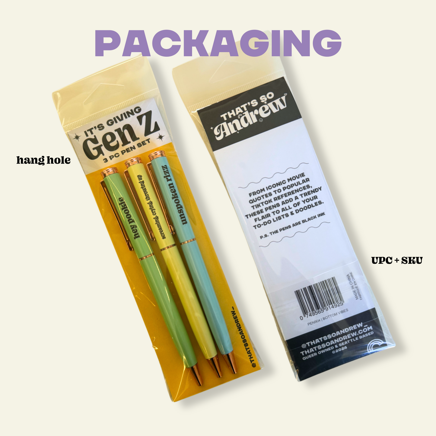 Christmas Vacation Pen Set