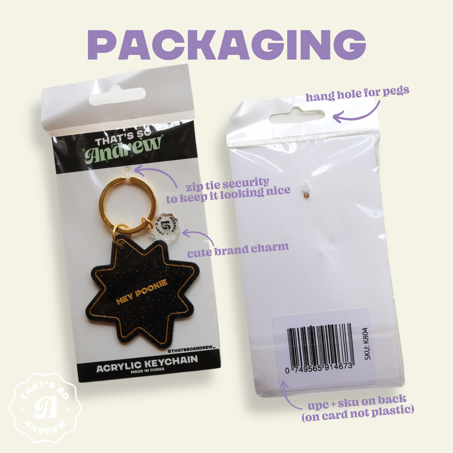 Sweet Treat O'Clock - Funny Motel Keychain