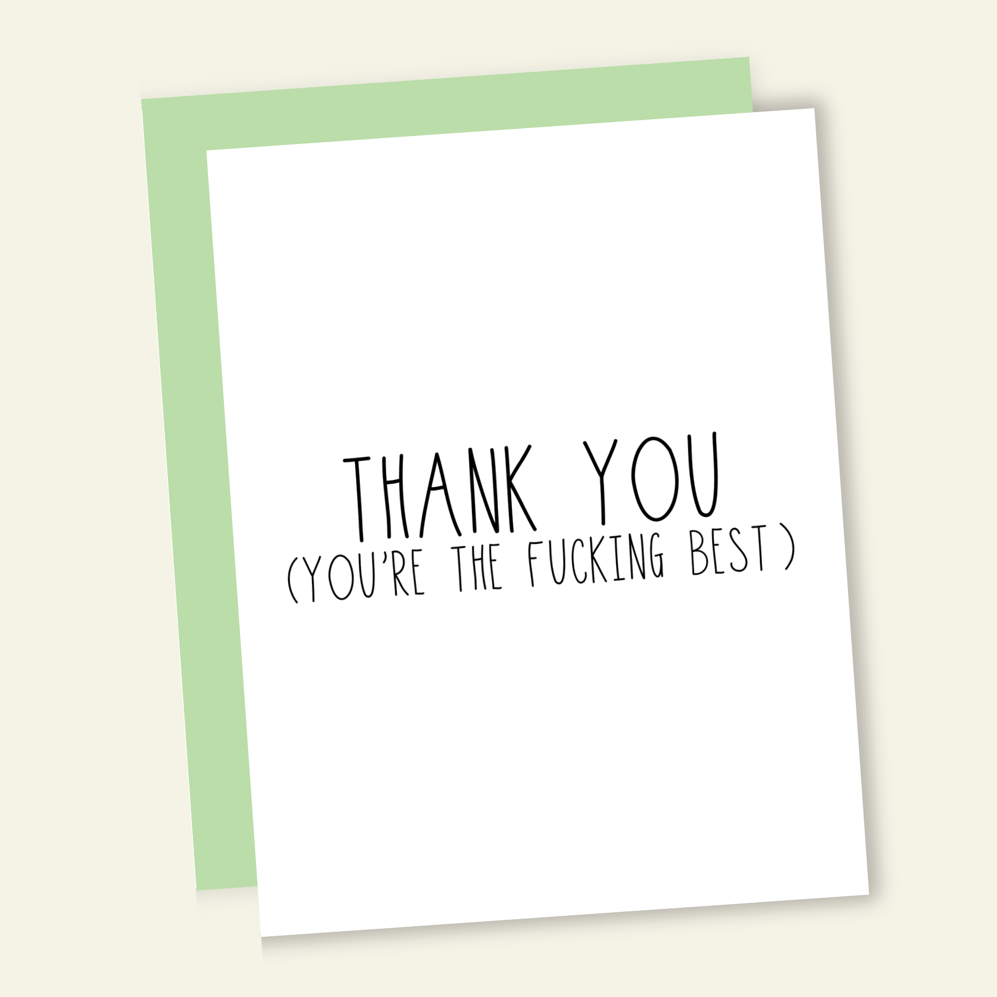 Thank You Card for Friend, Best Friend Thank You Card, Thank You