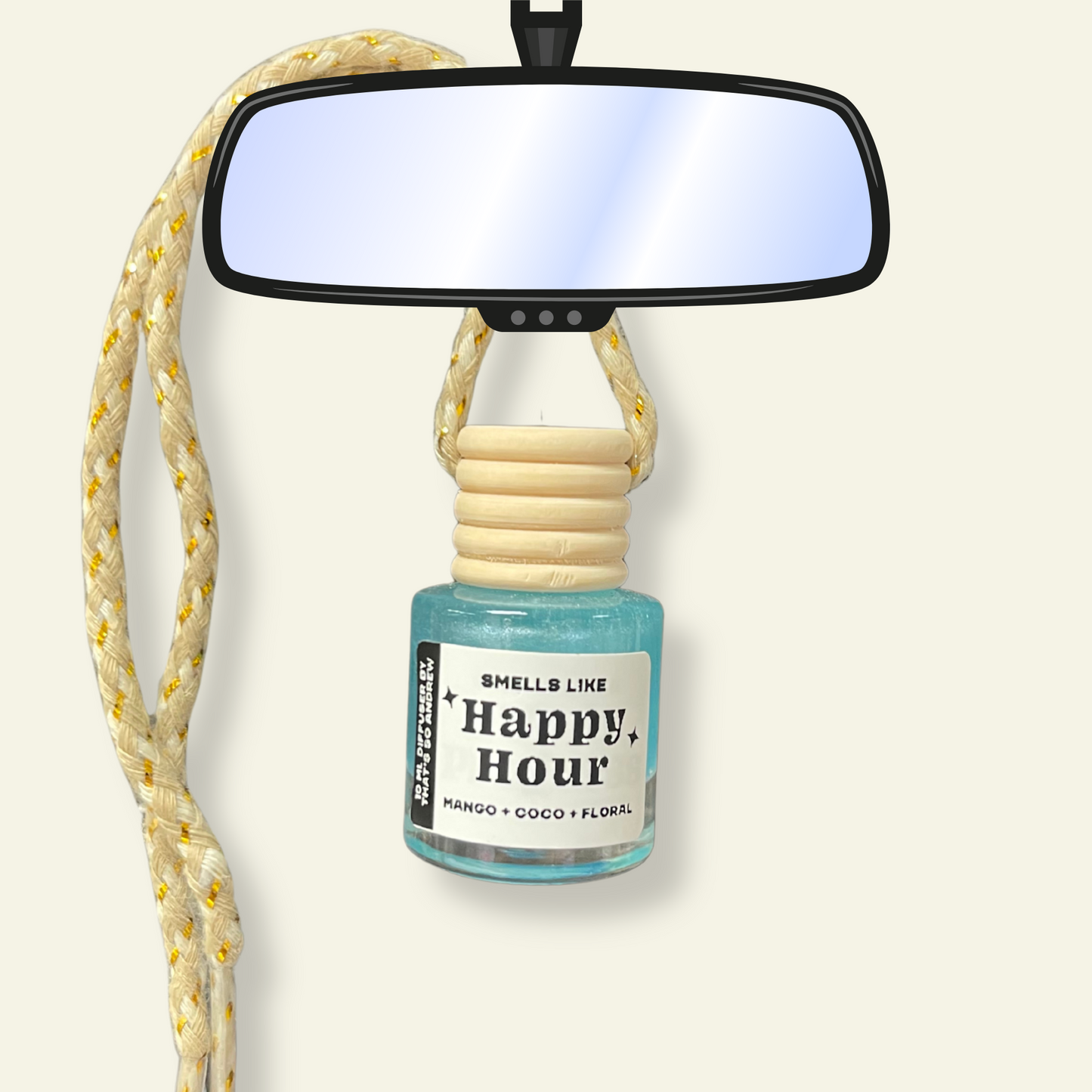 Happy Hour Car Diffuser | Long Lasting, Toxin Free, Air Freshener