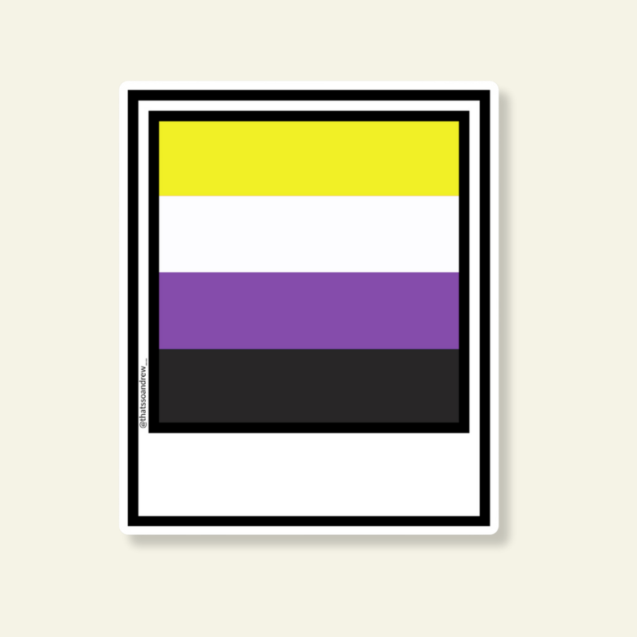 Nonbinary Pride Sticker