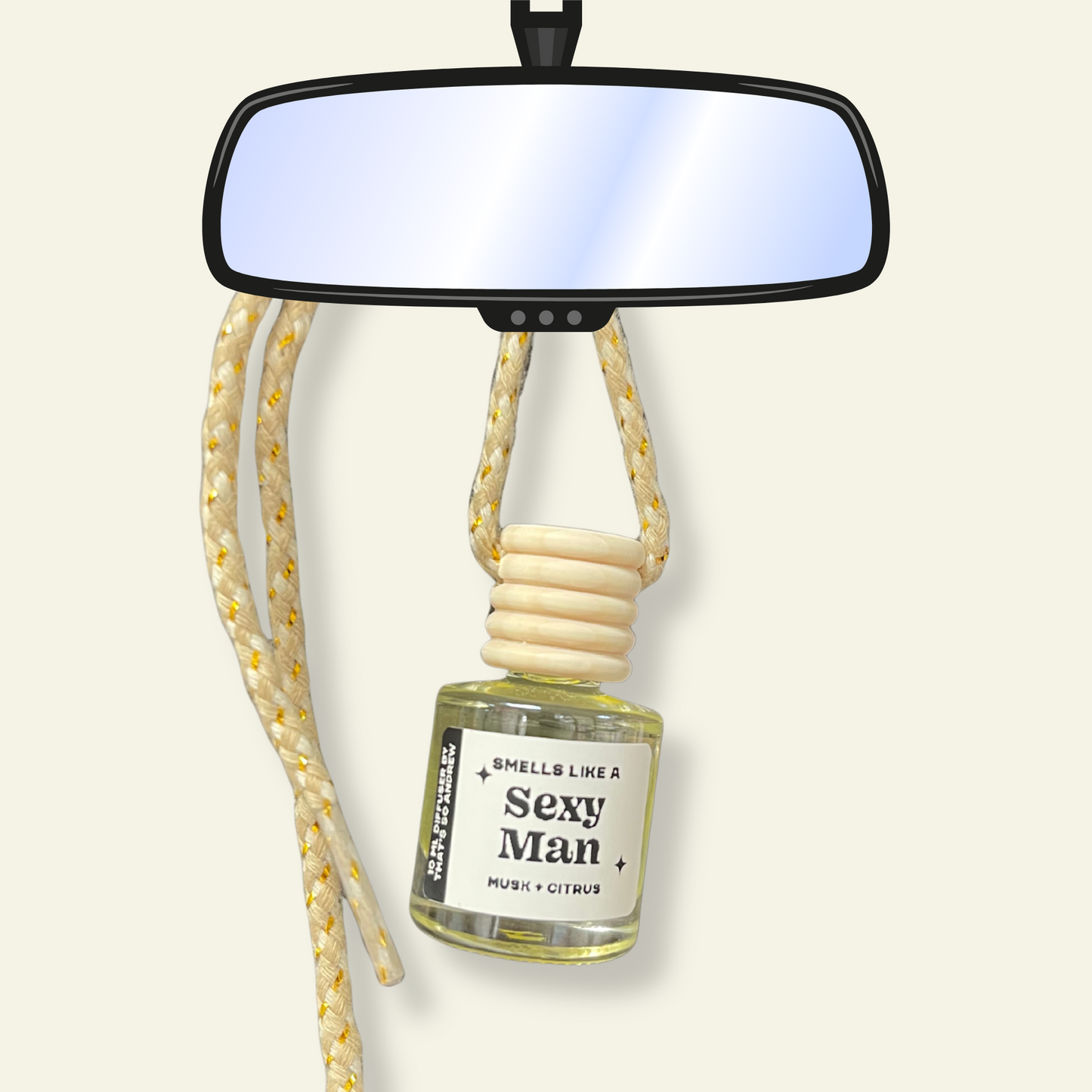 Sexy Man Car Diffuser | Long Lasting, Toxin Free, Air Freshener