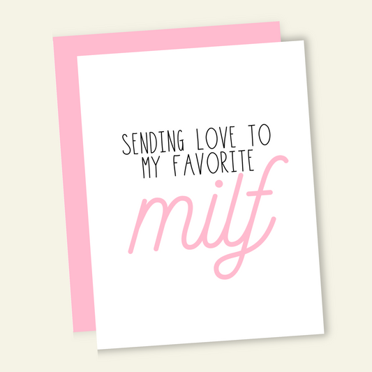 Happy Mother's Day to a MILF | Mother's Day Card