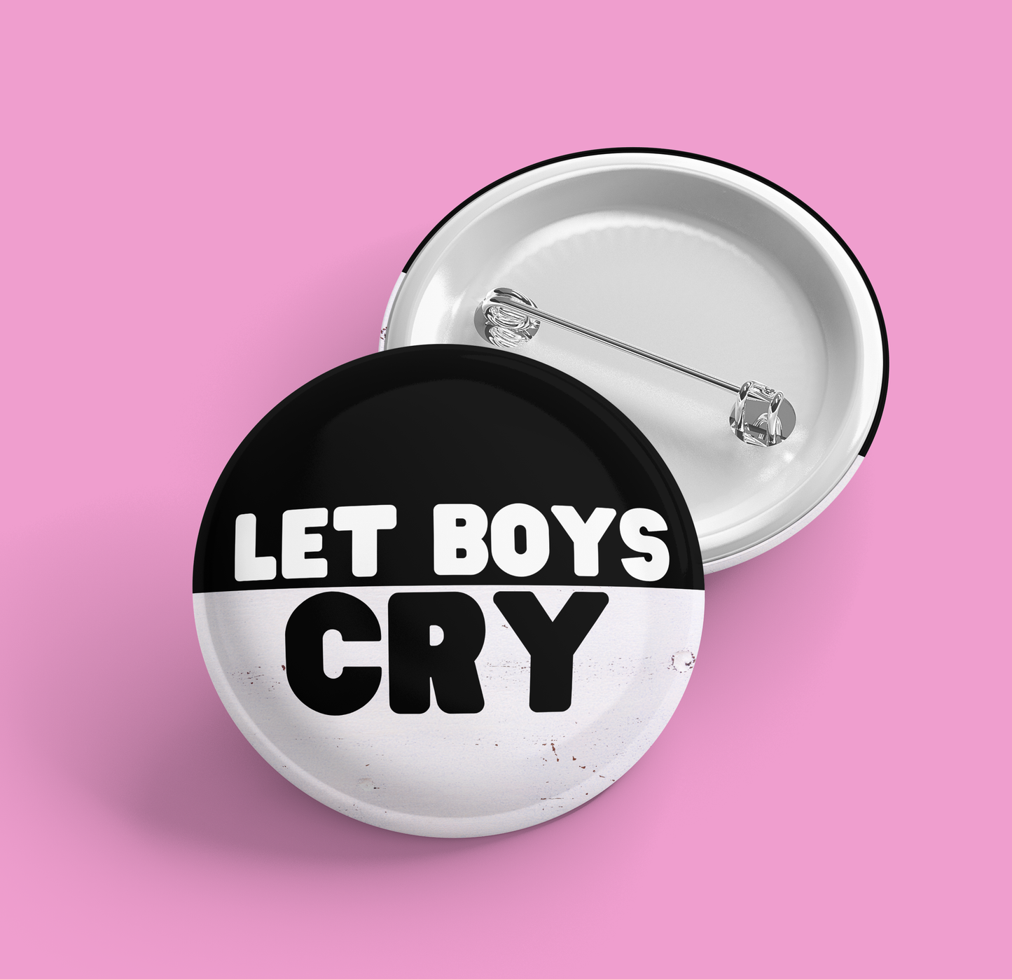 Let Boy's Cry | Pin-back Button