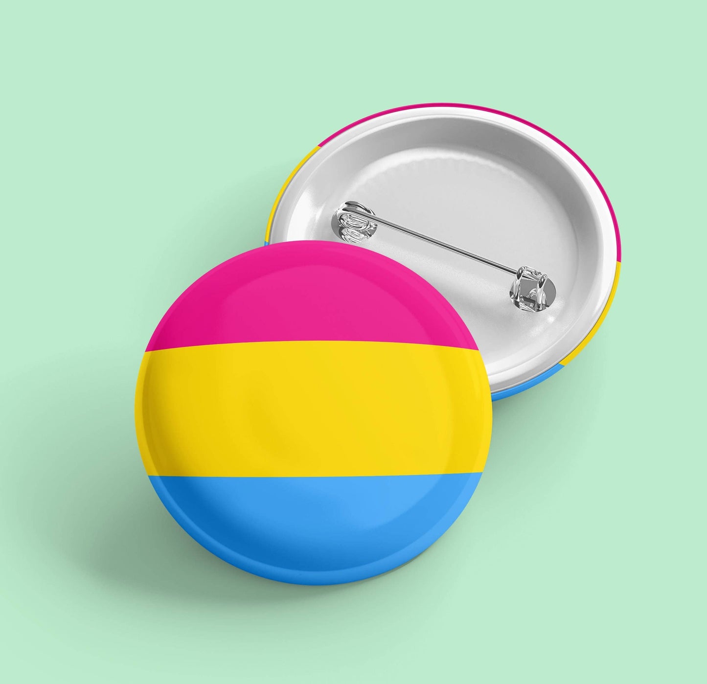 Pansexual Flag | Pride Pin Back Button