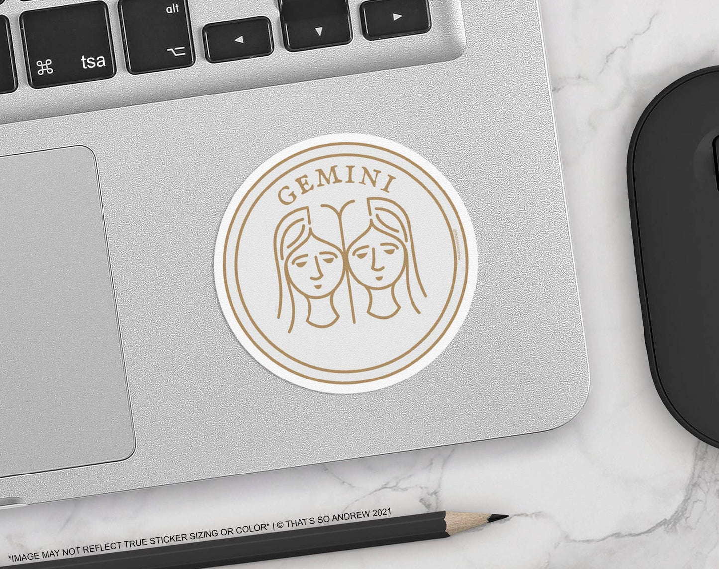 Gemini Round Sticker
