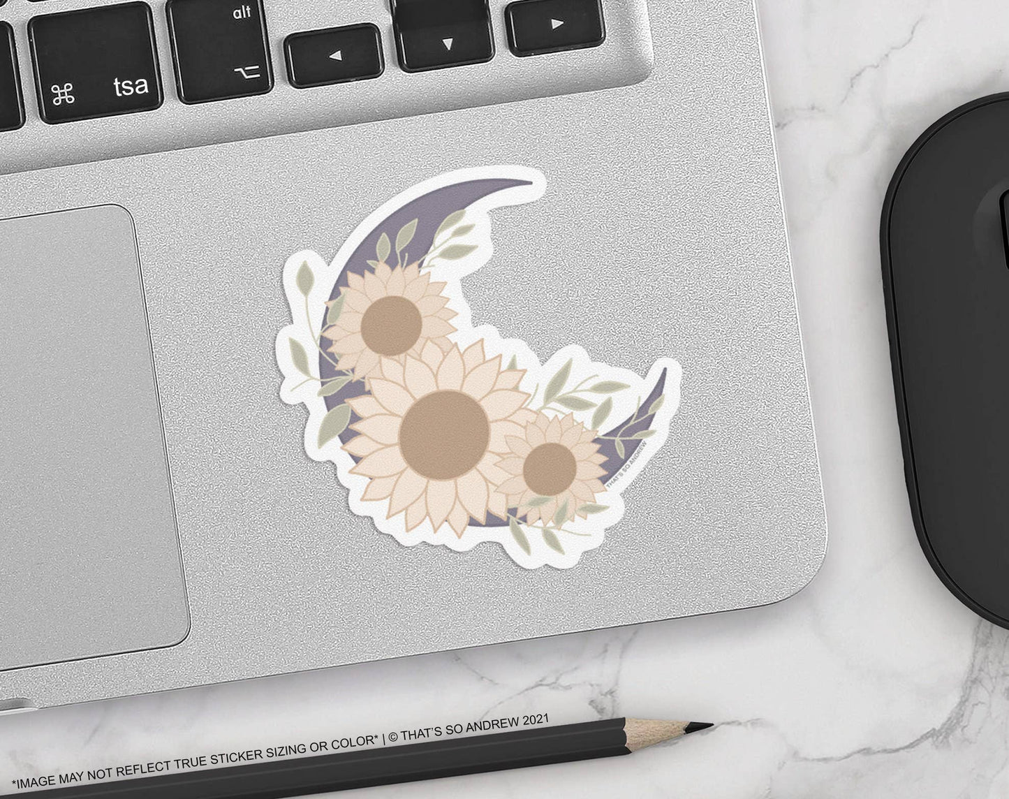Sunflower Moon Sticker
