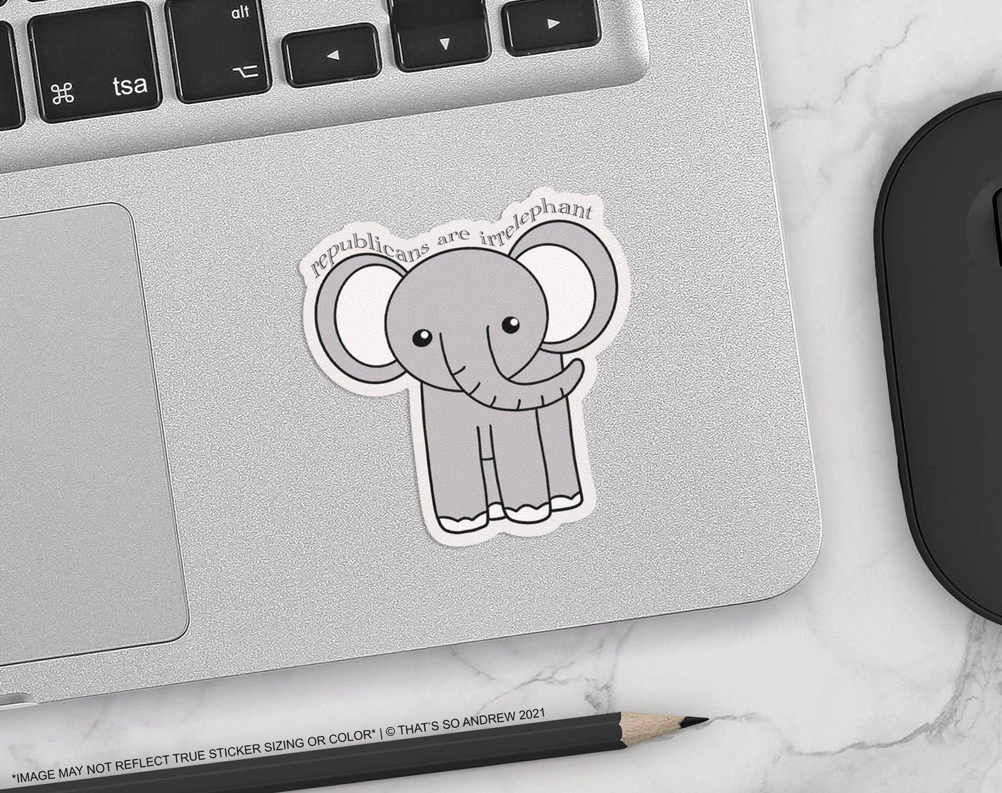 Republicans are Irrelephant Sticker