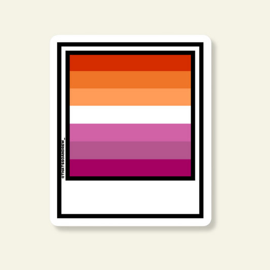 Lesbian Pride Sticker