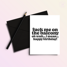 Load image into Gallery viewer, Fuck Me | Funny and Dirty Adult Greeting Card
