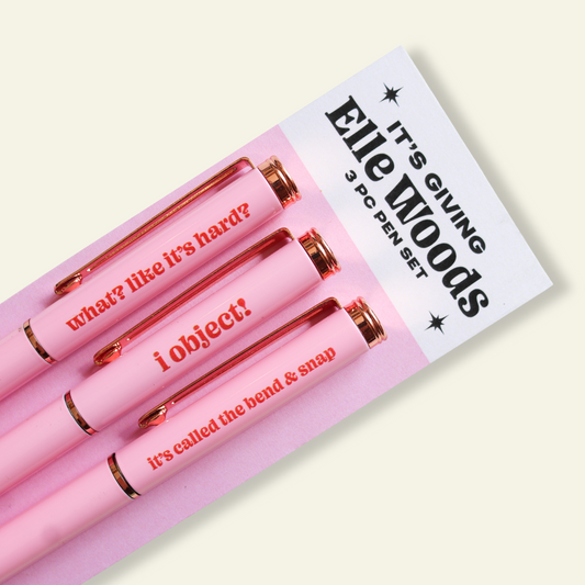 Elle Woods Pen Set