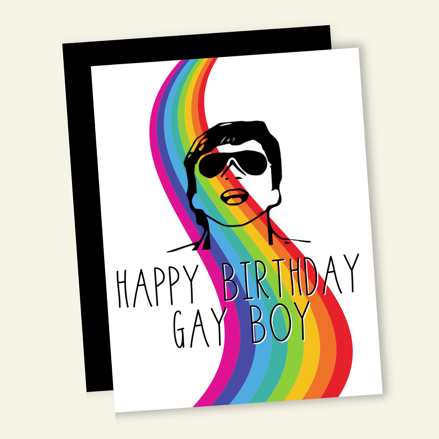 Happy Birthday Gay Boy Birthday Card