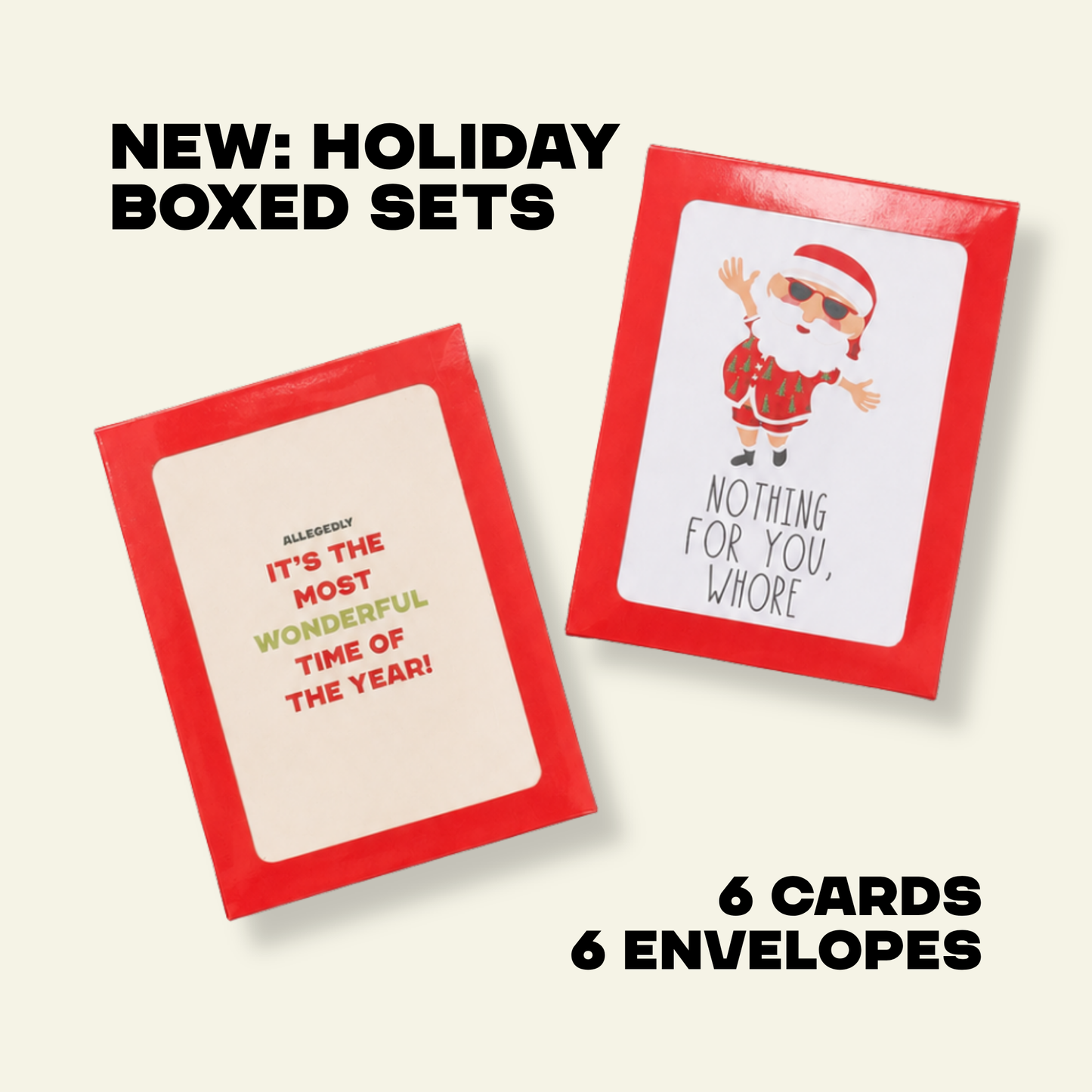 Boxed Sets Snarky and Funny Christmas and Holiday Cards