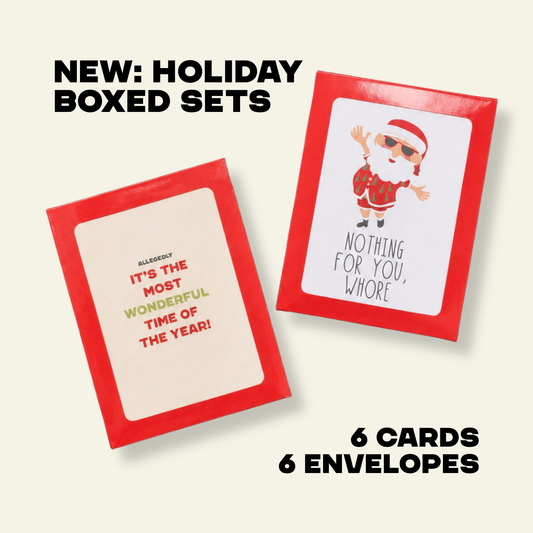 Boxed Sets Snarky and Funny Christmas and Holiday Cards