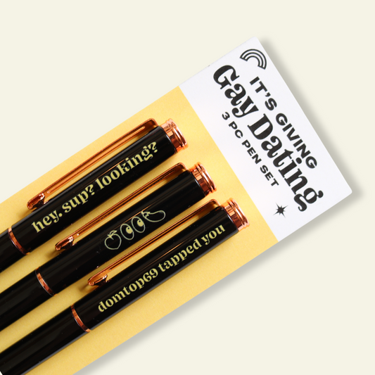 Gay Dating (Grindr) Pen Set