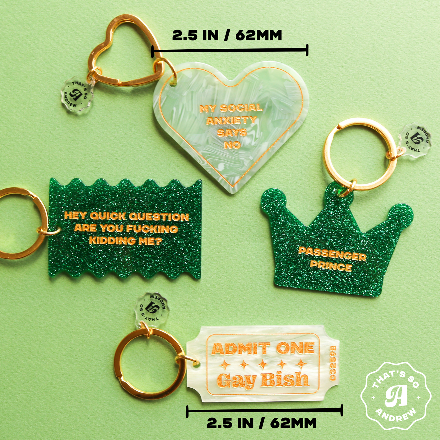 Passenger Princess - Funny Motel Keychain