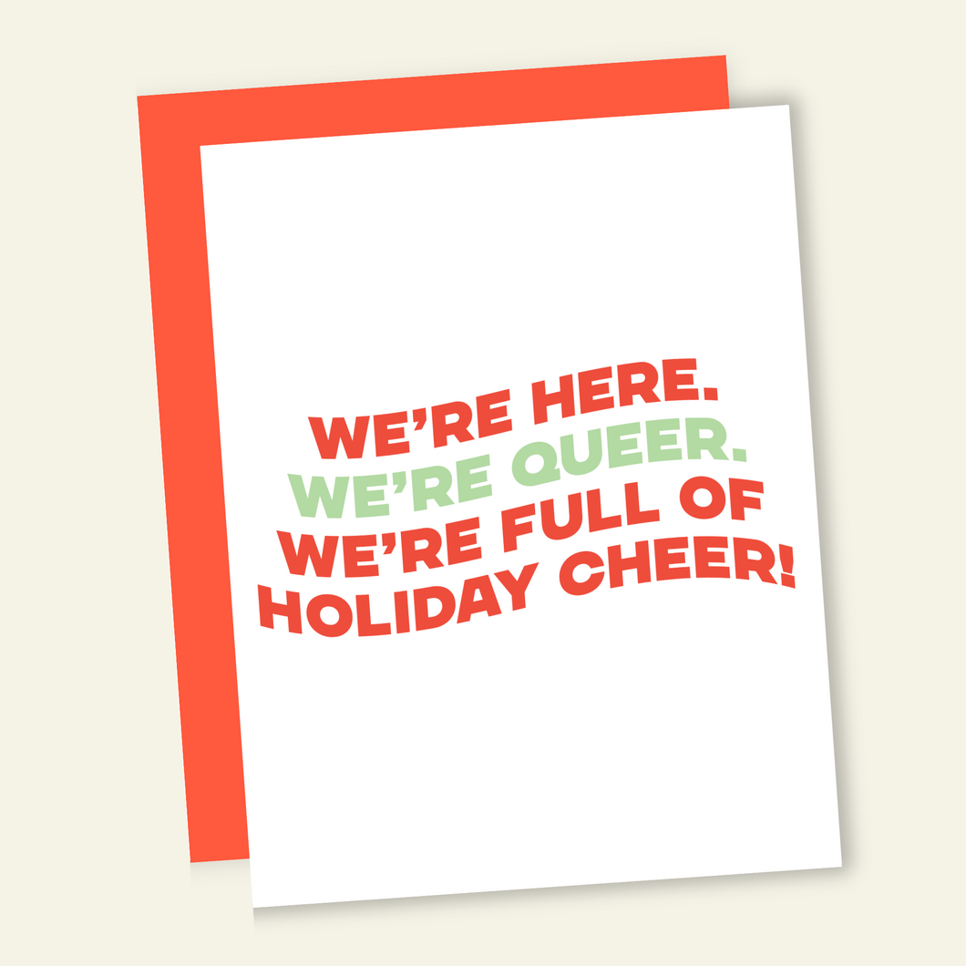 Queer Christmas Cheer | Funny Holiday & Christmas Greeting Card