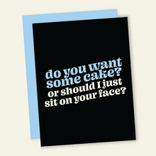Load image into Gallery viewer, Cake or Ass? | Funny and Dirty Adult Birthday Greeting Card
