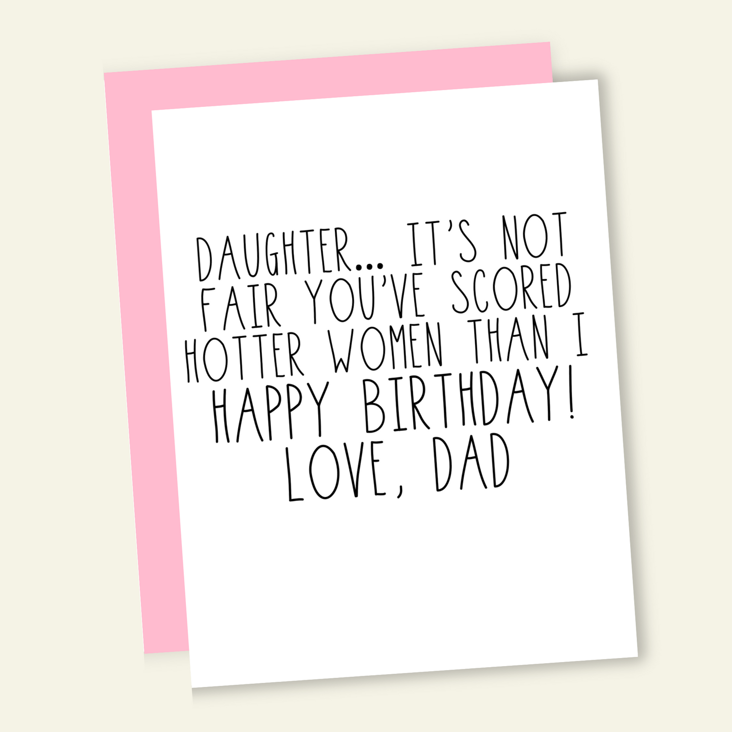 To My Gay Daughter from Dad - Gay Birthday Card