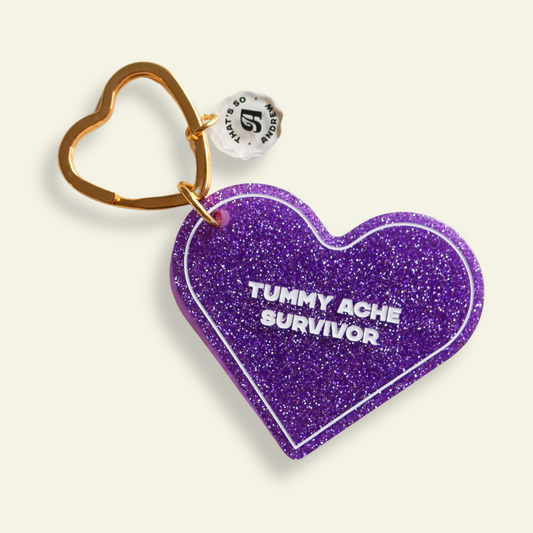 Tummy Ache Survivor - Funny Motel Keychain