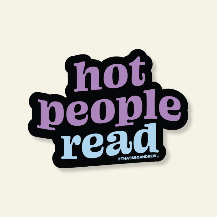 Hot People Read | Bookstore Vinyl Sticker