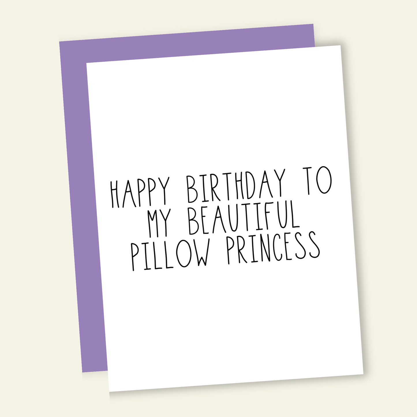 Happy Birthday to My Beautiful Pillow Princess