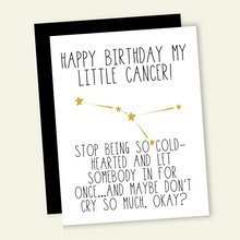 Load image into Gallery viewer, Snarky Cancer Birthday Card
