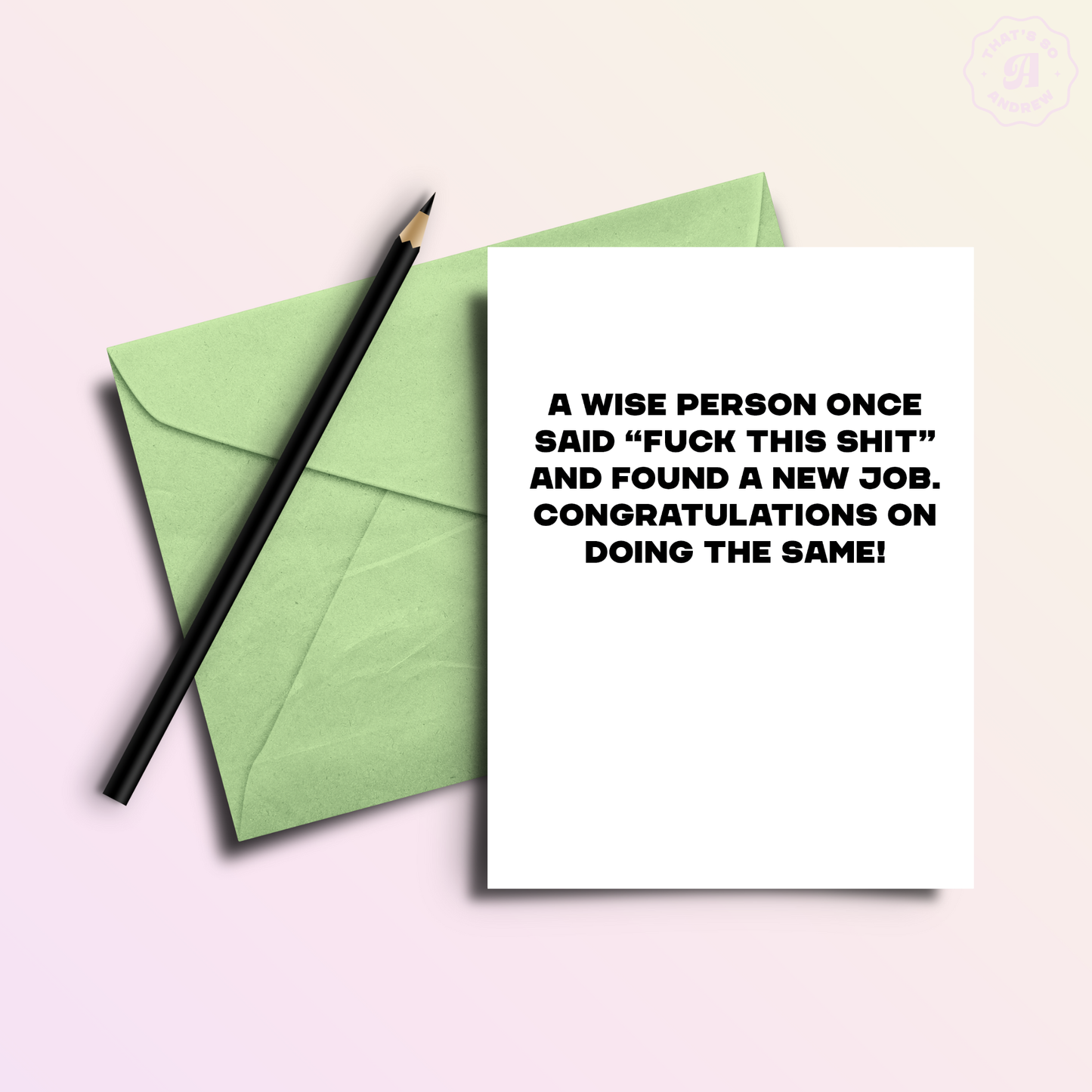 Work Your Ass Off HOW? | Funny Congratulations Greeting Card