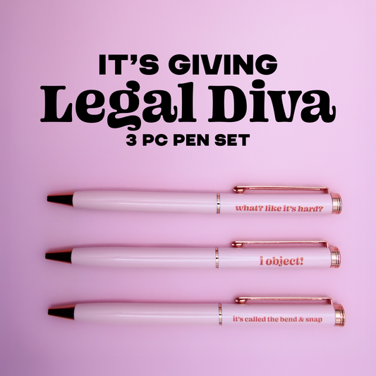 Legal Diva Pen Set