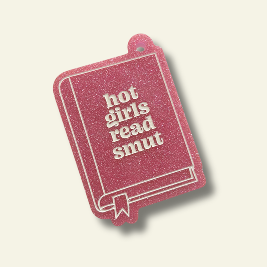 Hot Girls Read Smut Funny Bookish Christmas Ornament