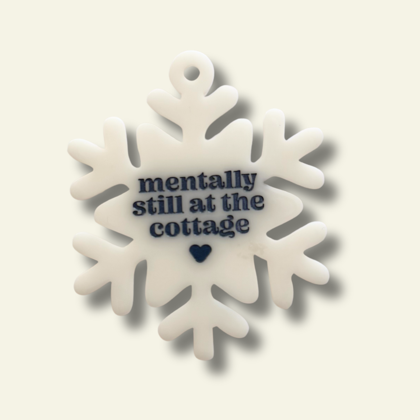 Still at the Cottage Trendy Heated Christmas Ornament