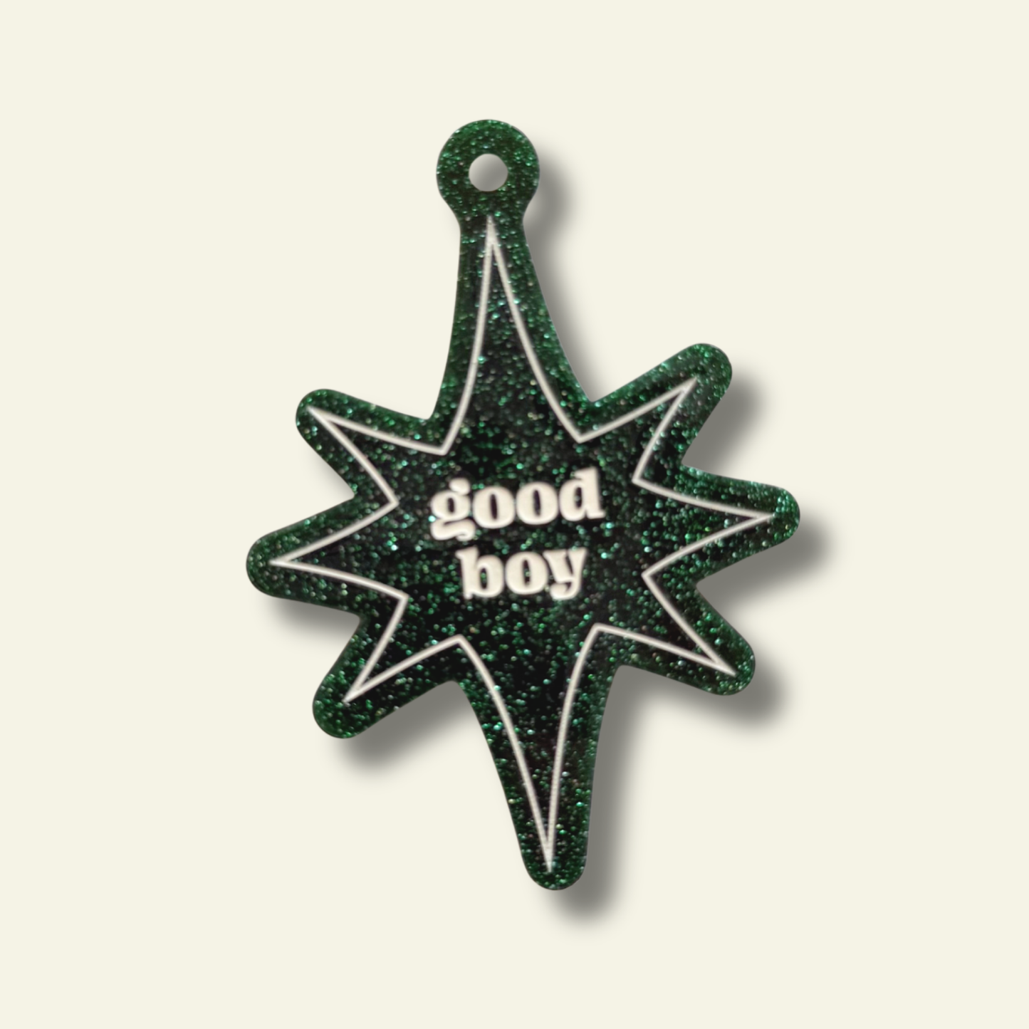 Good Boy Twinkle Star Funny Christmas Ornament