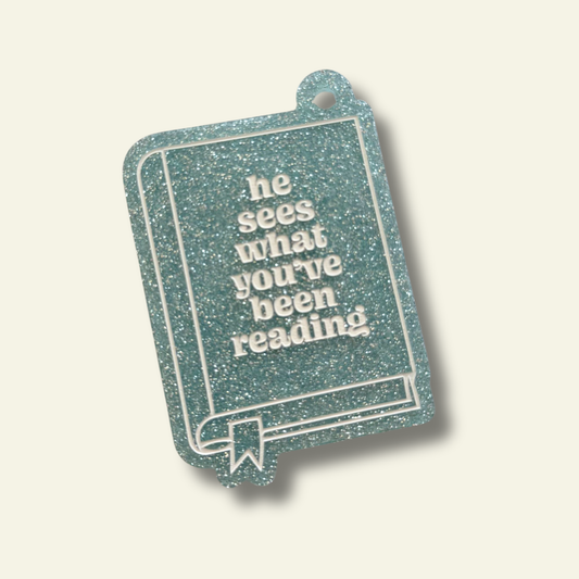 Sees What You've Been Reading Bookish Christmas Ornament