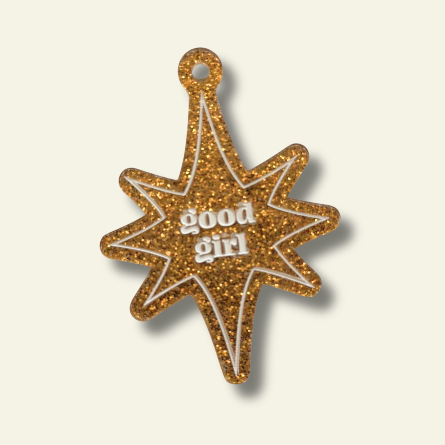 Good Girl Twinkle Star Funny Booktok Christmas Ornament