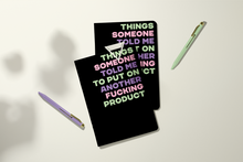 Load image into Gallery viewer, Another Product Idea | Pocket Journal, Mini Notebook, Mini Journal
