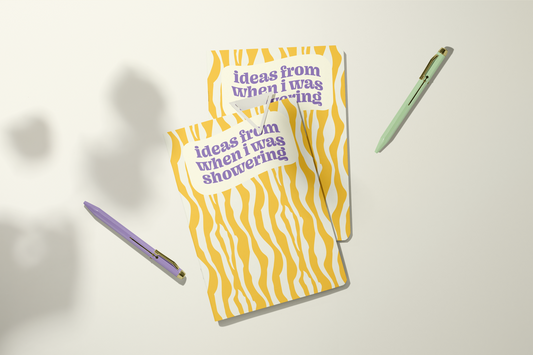 Shower Ideas | Pocket Journal, Mini Notebook, Mini Journal