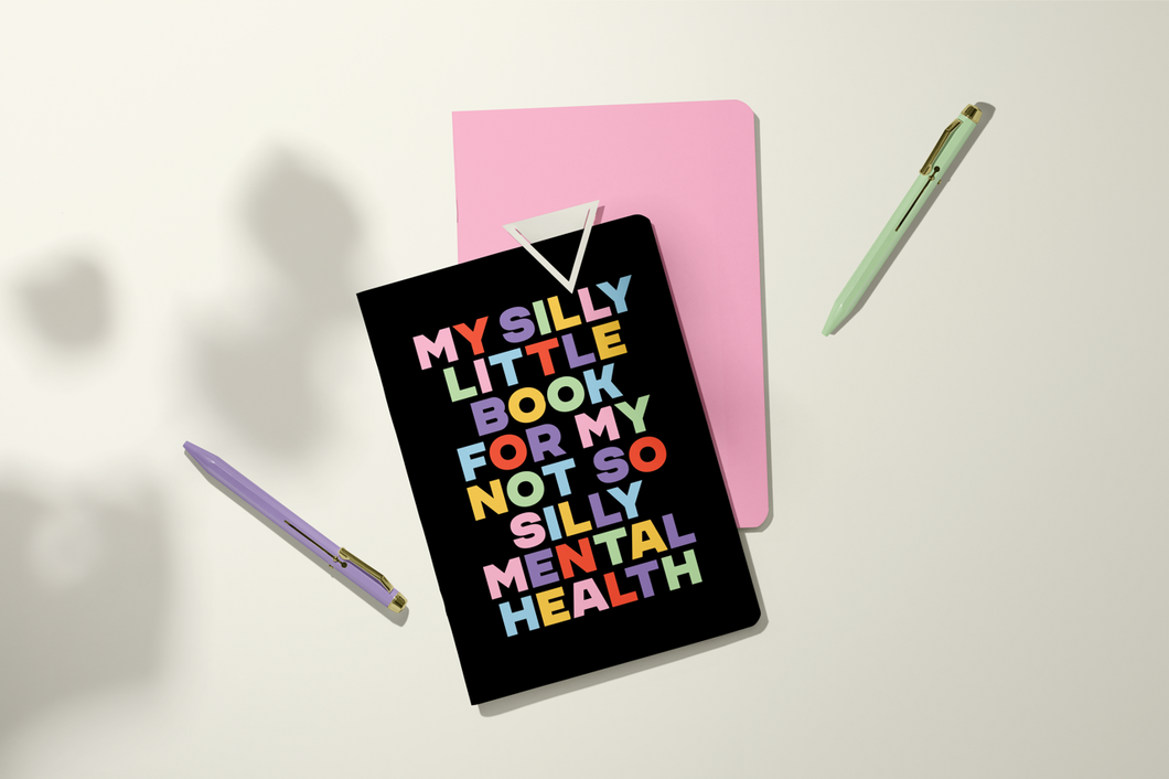 Silly Mental Health | Pocket Journal, Mini Notebook, Mini Journal