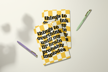 Load image into Gallery viewer, Overthink Lil&#39; Brain | Pocket Journal, Mini Notebook, Mini Journal
