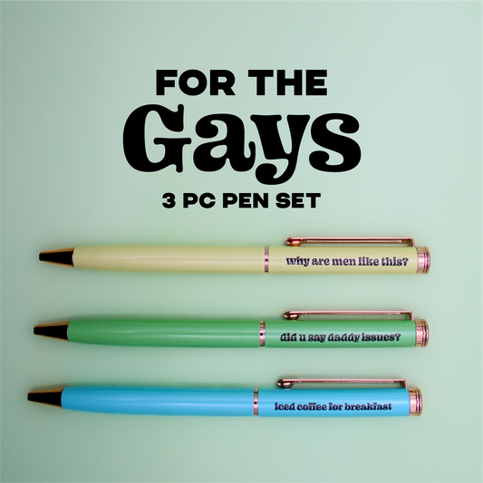 For the Gays Pen Set
