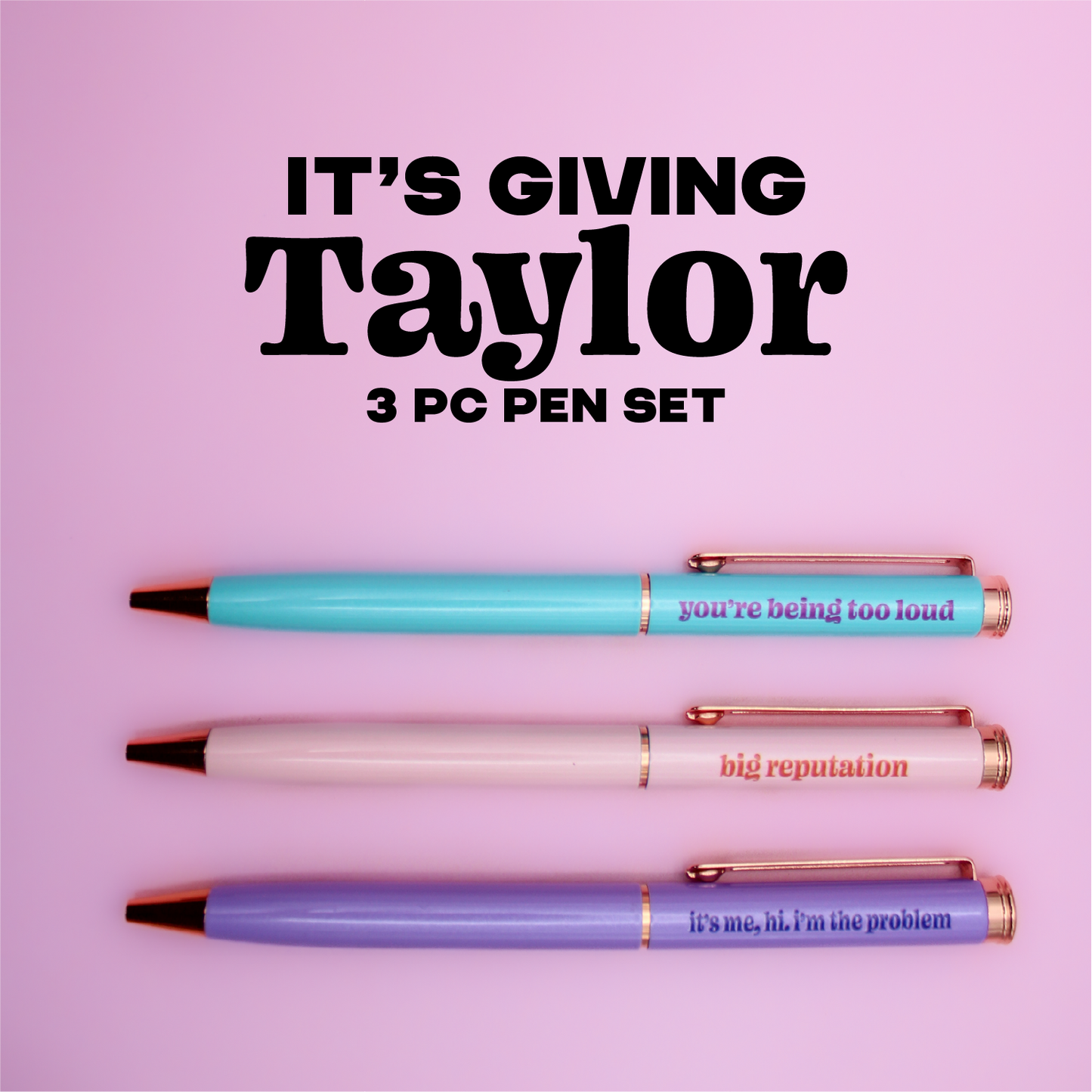 Taylor Swift Pen Set