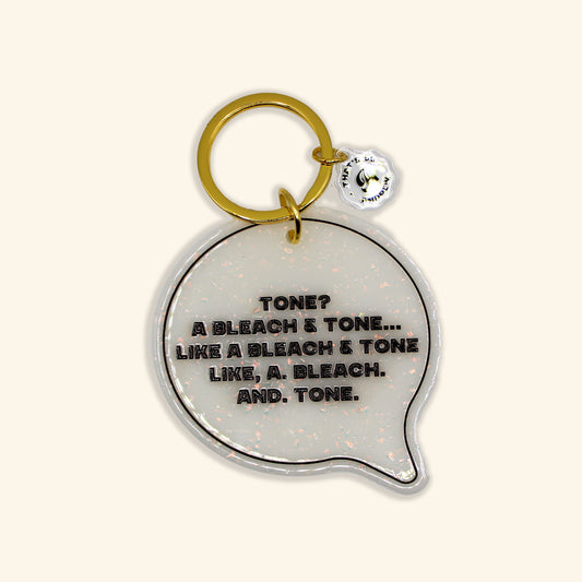 Bleach and Tone (Tana) - Funny Motel Keychain