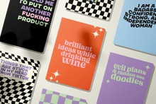 Load image into Gallery viewer, Bad Bitch Thoughts | Pocket Journal, Mini Notebook, Mini Journal
